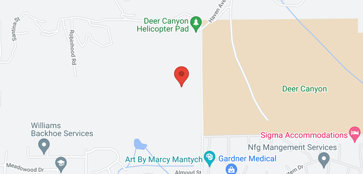 map of Haven Rancho Cucamonga, CA 91737